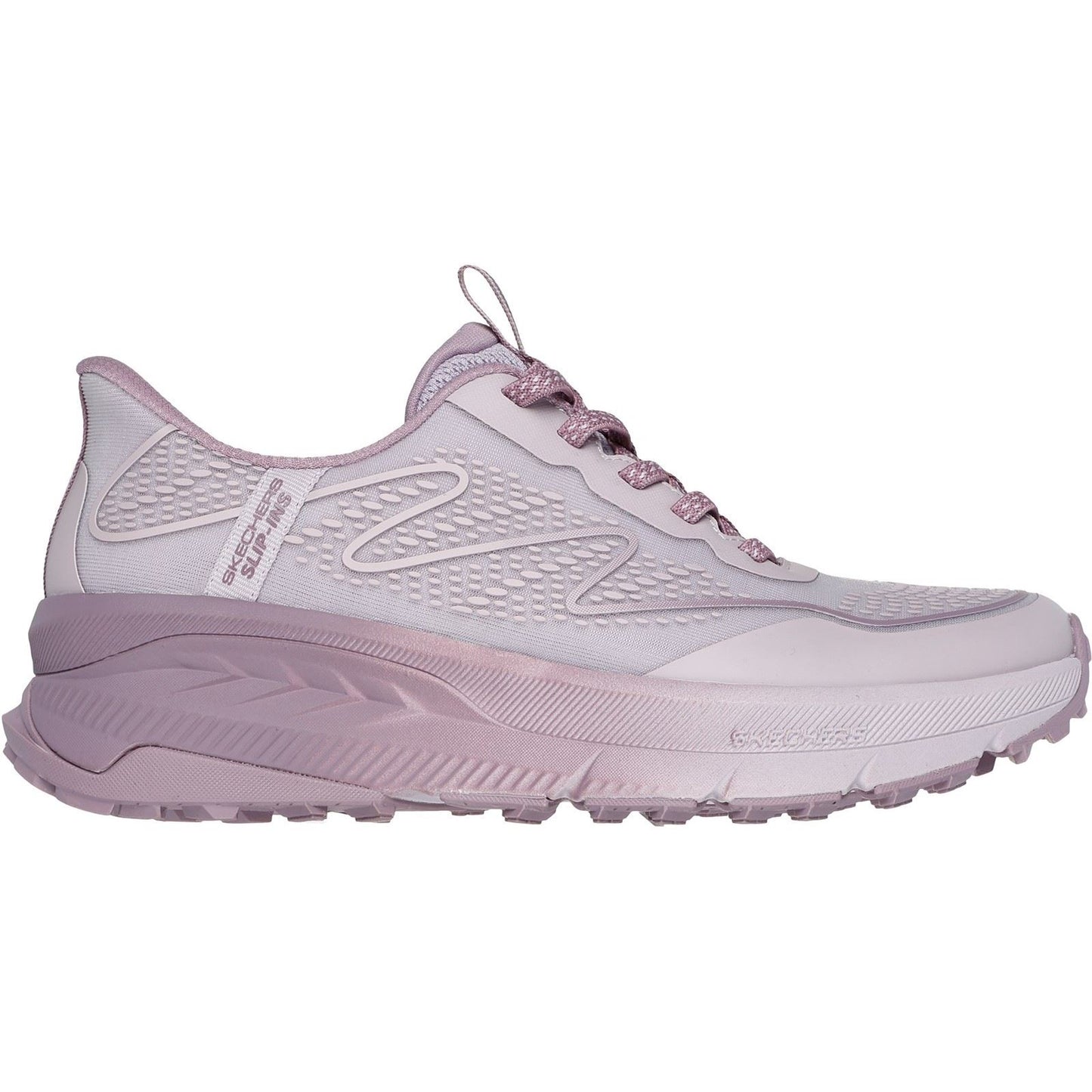 Skechers Women's Switch Back Mist Hiking Shoes in Pink/Multi