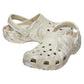Crocs Unisex Classic Marbled Clog in Bone/Multi