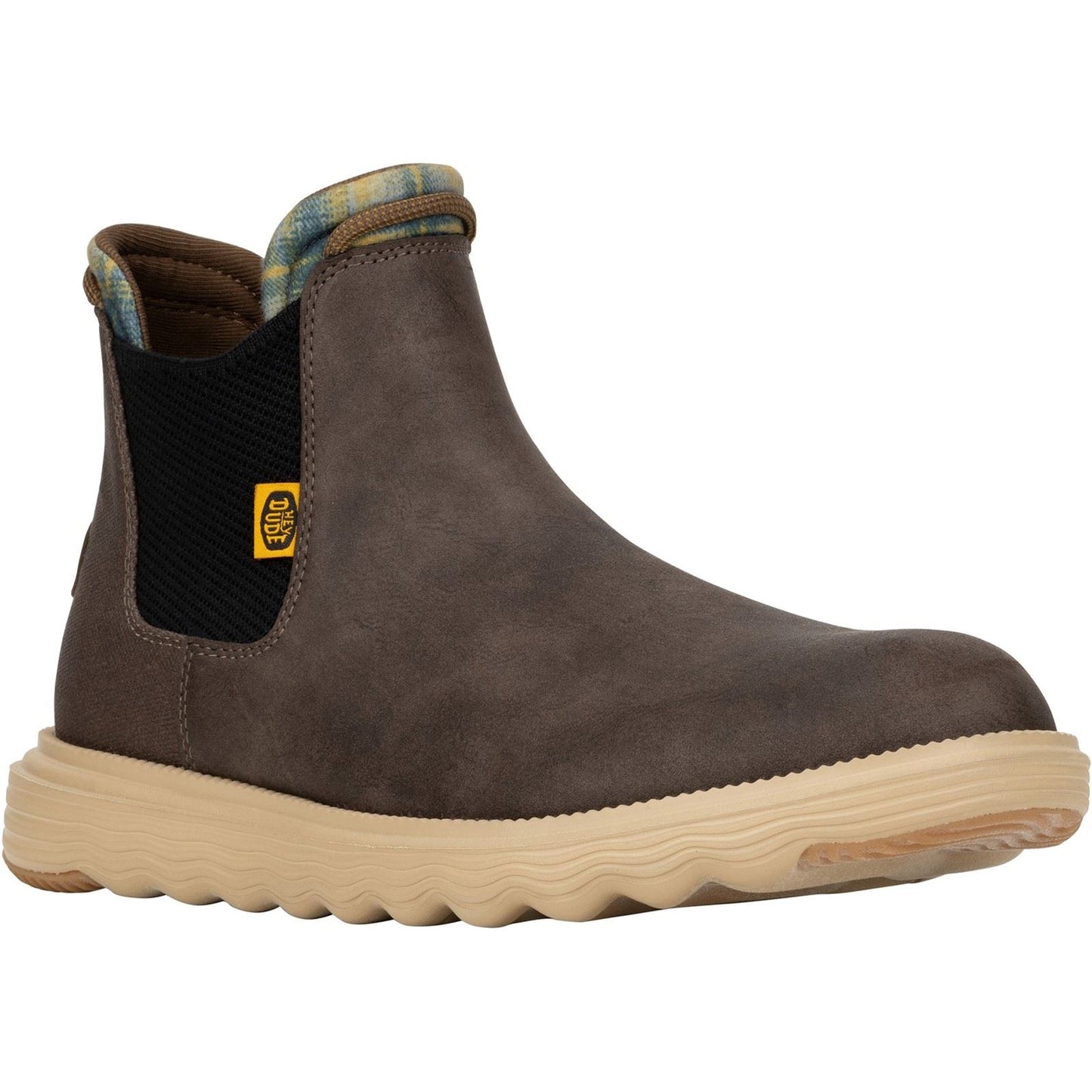HEYDUDE Men's Branson Classic Boots in Desert Brown