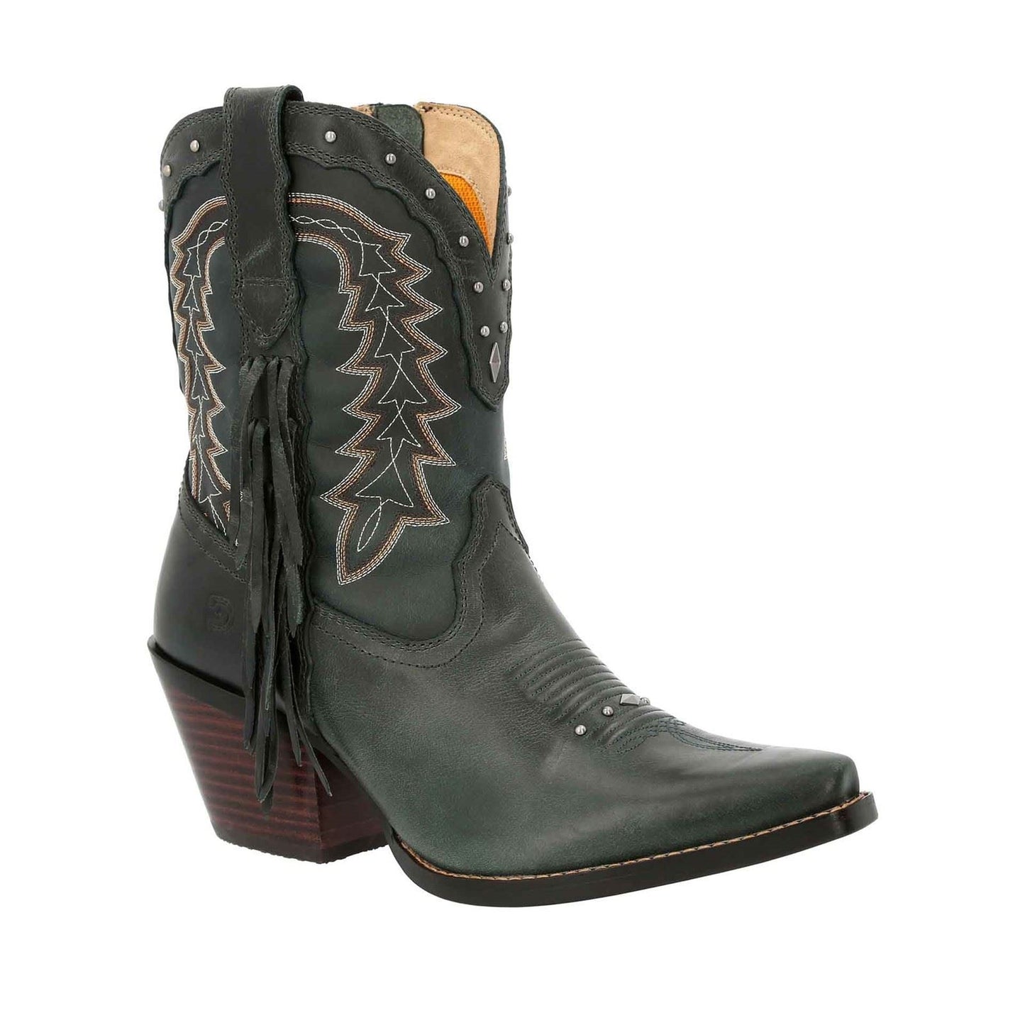 Durango Women's Crush Bootie in Saddle Brown/Denim Blue