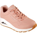 Skechers model Uno Stand On Air Sports Shoes Female in Blush