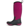 Muck Boots Women's Arctic Adventure Pull On Wellington Boot in Black/Maroon