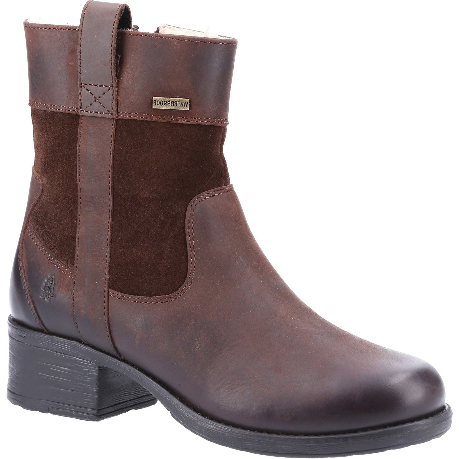 Hush Puppies model Saskia Boot Female in Brown – SavvyTreads