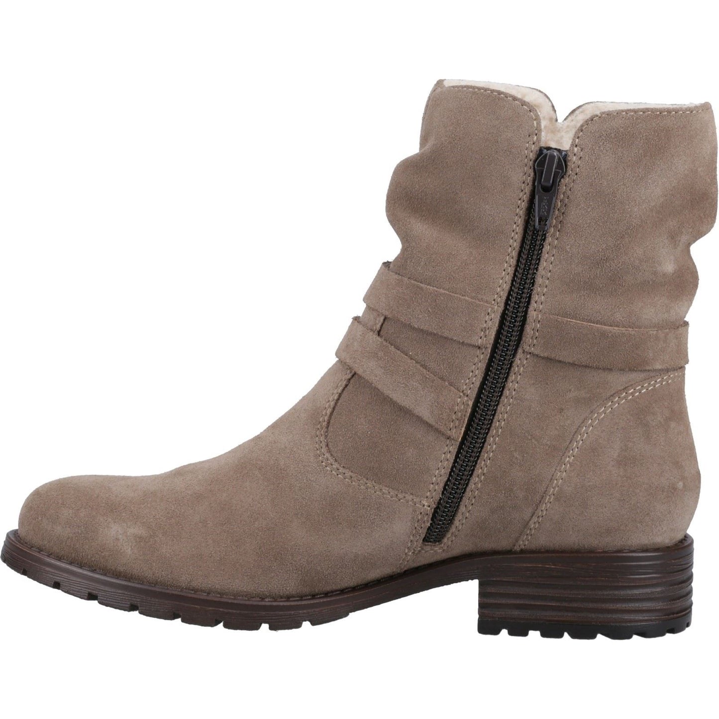 Hush Puppies Women's Piper Ankle Boots in Taupe