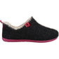Hush Puppies Good Recycled RPET Polyester Women's Charcoal Slippers