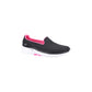 Skechers Women's GOwalk 6 Big Splash Shoe in Black/Hot Pink
